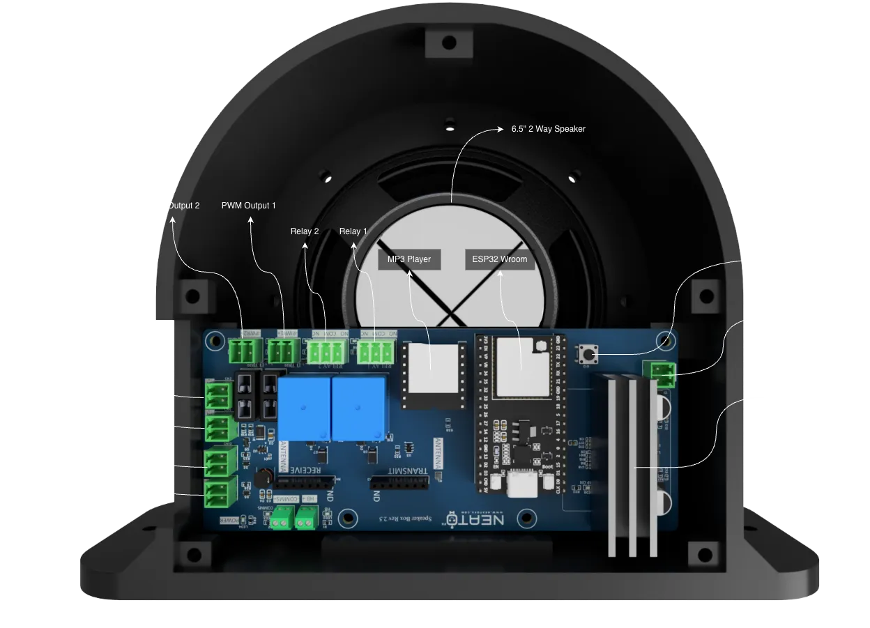 Audio 50 PCB pinout